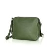 Kožená crossbody kabelka Mazzini MM410 zelená