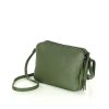 Kožená crossbody kabelka Mazzini MM410 zelená