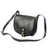 Kožená crossbody kabelka Florence 8863 M modrá