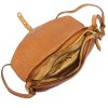 Dámská kožená crossbody kabelka VS 013 camel