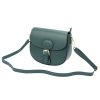 Kožená crossbody kabelka Luka 19-59-2 tyrkysová