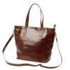 Kožená kabelka Marco 6576 hnědá