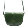 Kožená crossbody kabelka Gregorio 119 zelená