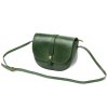 Kožená crossbody kabelka Gregorio 119 zelená