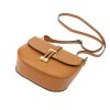 Kožená crossbody kabelka Luka 20-028 DL camel
