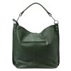 Kožená kabelka přes rameno MiaMore 01-053 zelená