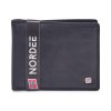 Pánská kožená peněženka Nordee GW-2213 RFID černá