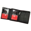 Pánská kožená peněženka Pierre Cardin TILAK05 TUMBLE 326 černá / červená