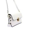 Dámská kožená crossbody kabelka Luka 20-052 bílá