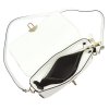 Dámská kožená crossbody kabelka Luka 20-052 bílá