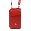 Kožená kabelka Gregorio 1707 červená