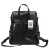 Dámský kožený batoh MiaMore 01-047 černý