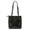 Kožená kabelka Florence 35 černá
