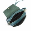 Dámská kožená crossbody kabelka Luka 19-68 Bz tyrkysová