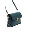 Dámská kožená crossbody kabelka Luka 20-052 tyrkysová
