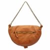 Dámská kožená crossbody kabelka VS 018 camel