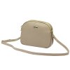 Kožená crossbody kabelka MiaMore 01-064 béžová