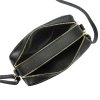 Kožená crossbody kabelka MiaMore 01-063 černá