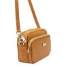 Kožená crossbody kabelka MiaMore 01-062 camel