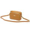 Kožená crossbody kabelka MiaMore 01-062 camel