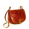 Kožená crossbody kabelka Mazzini L86 camel