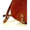 Kožená crossbody kabelka Mazzini L86 camel