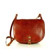 Kožená crossbody kabelka Mazzini L86 camel