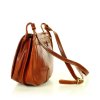 Kožená crossbody kabelka Mazzini L86 camel