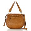 Kožená kabelka přes rameno Mazzini M67 camel