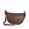 Dámská kožená ledvinka Marco Mazzini VS6 tmavě hnědá