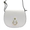Kožená crossbody kabelka Gregorio 01702 bílá