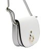 Kožená crossbody kabelka Gregorio 01702 bílá