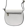 Kožená crossbody kabelka Gregorio 01702 bílá
