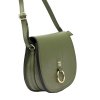 Kožená crossbody kabelka Gregorio 01702 olivová