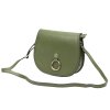 Kožená crossbody kabelka Gregorio 01702 olivová