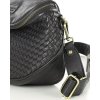 Kožená crossbody kabelka Mazzini VS8 černá