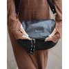 Kožená crossbody kabelka Mazzini VS8 černá