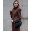 Kožená crossbody kabelka Mazzini VS8 černá