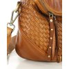 Kožená crossbody kabelka Mazzini VS8 camel