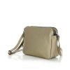 Kožená crossbody kabelka Mazzini MM410 cappuccino