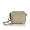 Kožená crossbody kabelka Mazzini MM410 cappuccino