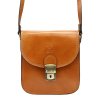 Kožená crossbody kabelka Florence 44 camel