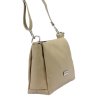 Kožená crossbody kabelka MiaMore 01-002 tmavě béžová