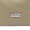 Kožená crossbody kabelka MiaMore 01-002 tmavě béžová