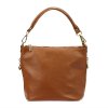 Kožená kabelka Patrizia 419-040-GL koňaková