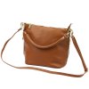 Kožená kabelka Patrizia 419-040-GL koňaková