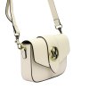 Kožená kabelka Luka 20-074 krémová