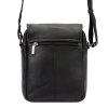 Pánská kožená taška přes rameno Nordee MSD-02 GM04 NA černá
