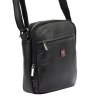 Pánská kožená taška přes rameno Nordee MSD-02 GM07 černá