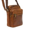 Pánská kožená taška přes rameno Nordee MSD-03 GM01 hnědá